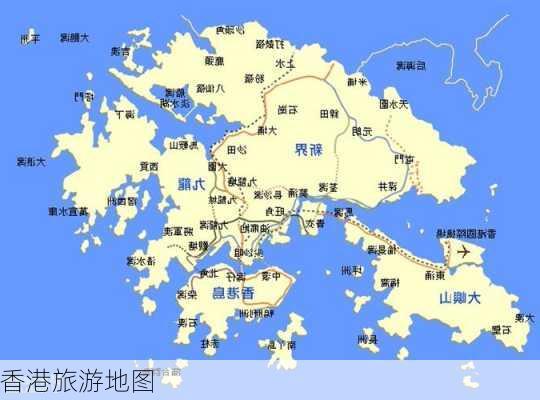 香港旅游地图