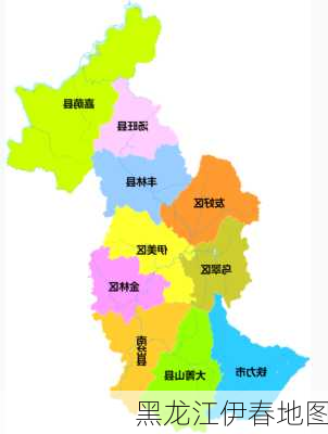 黑龙江伊春地图