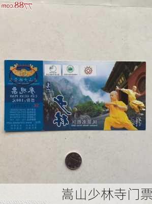 嵩山少林寺门票