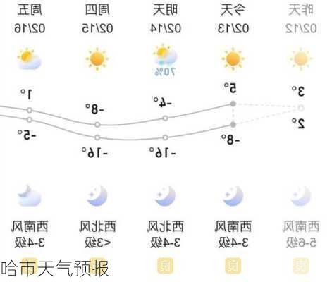 哈市天气预报