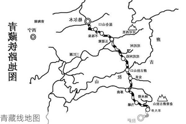 青藏线地图